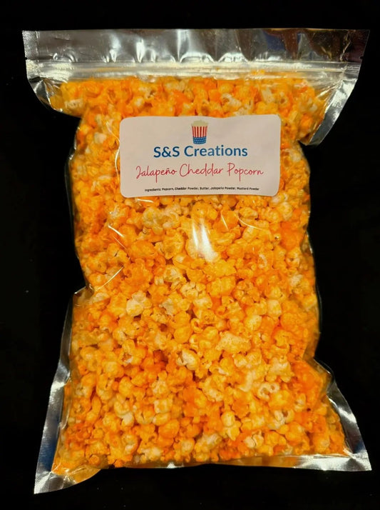 Jalapeño Cheddar Popcorn S and S Creations